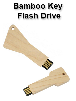 Bamboo Key Flash Drive